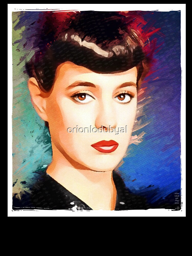 Rachael Blade Runner Splash Paint Fan Art by orionlodubyal