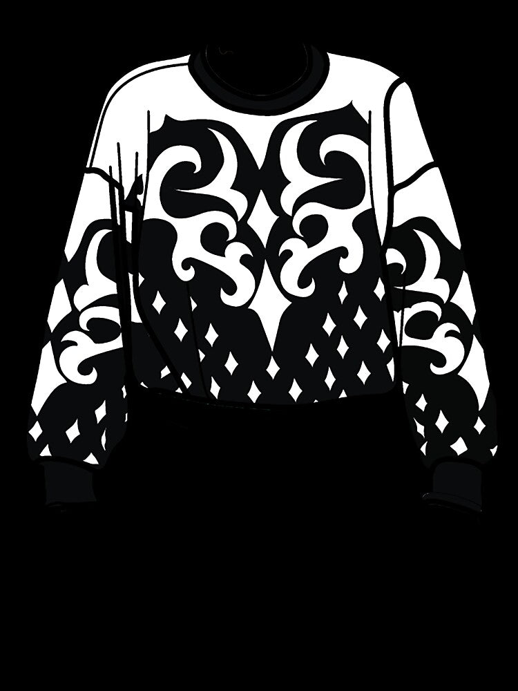 Slavik’s Fashion sweater black by YurkoDyachyshyn