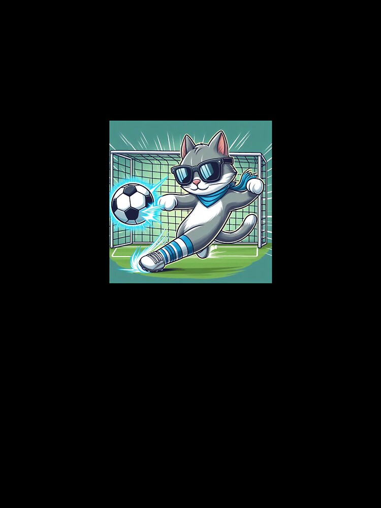 cool cat playing soccer by boomfire153