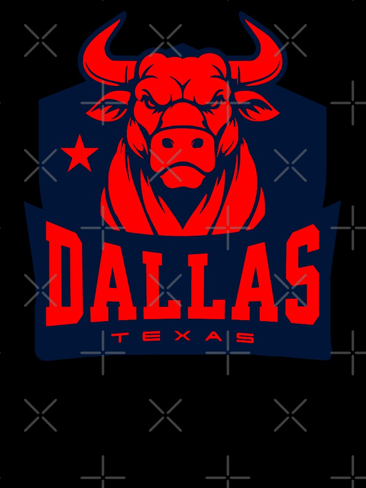 Dallas Texas bull animated red by VRedBaller