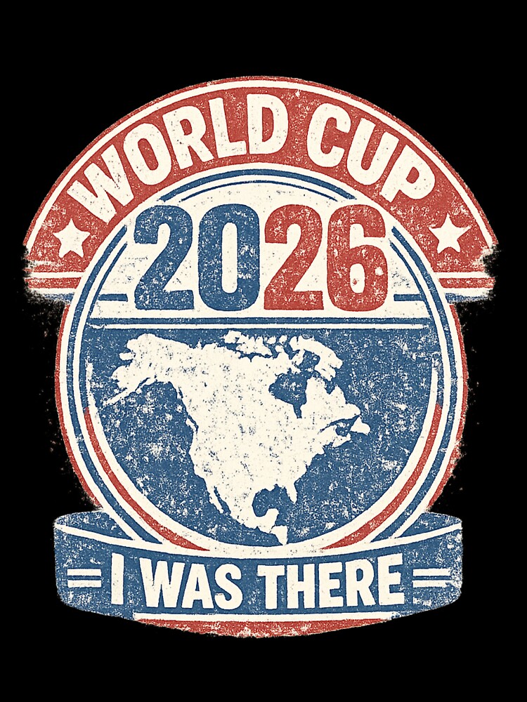 World Cup 2026 I Was There Vintage Stamp T-Shirt by ArthUpscale