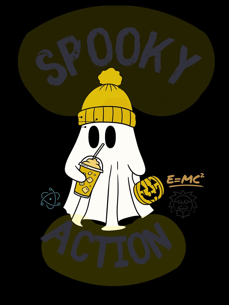 Spooky Action – Cute Quantum Physics Ghost by Store13.