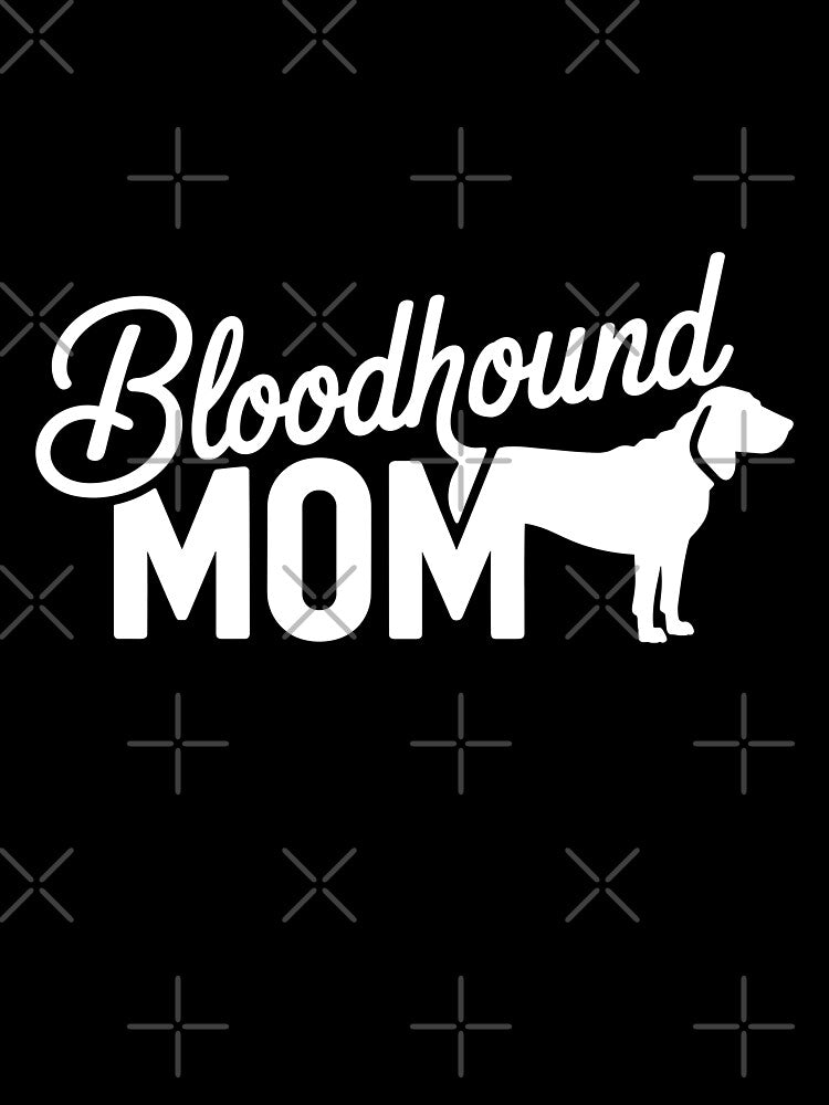 Bloodhound Mom by theartfulaspie