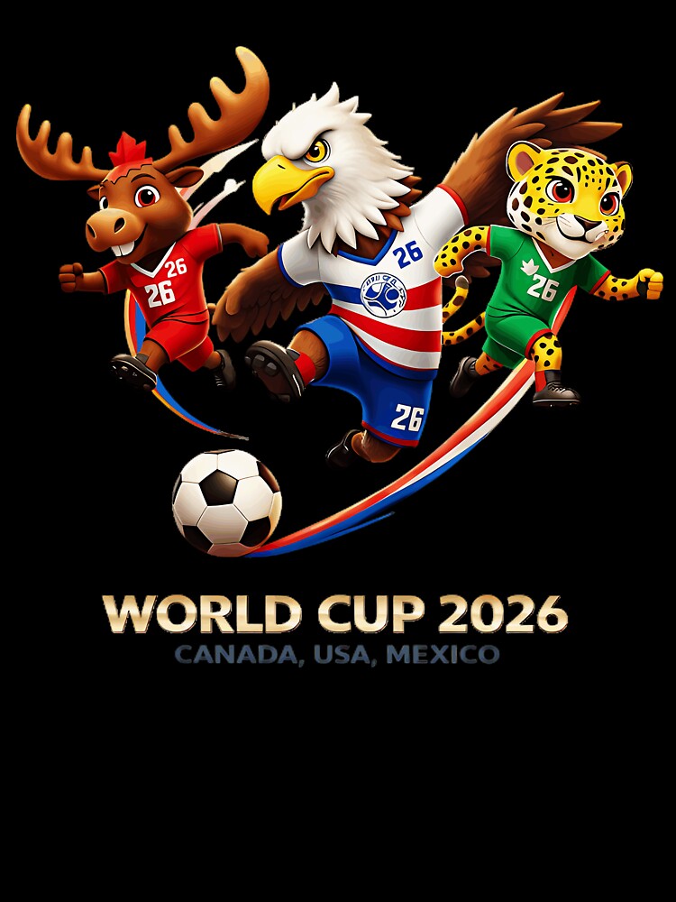 World Cup Canada, USA, Mexico Football Soccer Fan by LeoSnarf