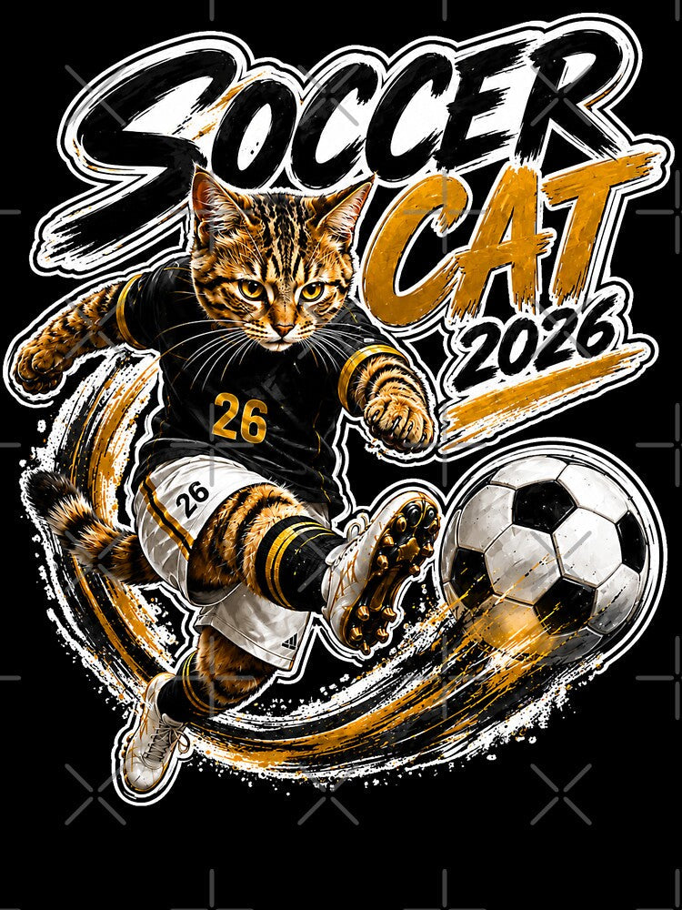 Soccer Cat 2026 Action Kick by yasmh