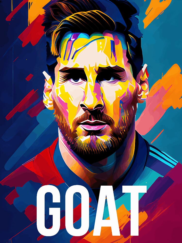 Messi Pop Art Portrait by nguyenphuongs
