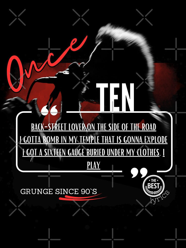 Once Track Lyrics - FAN Alive Grunge 90s nostalgia - Best Lyrics Series by fleive