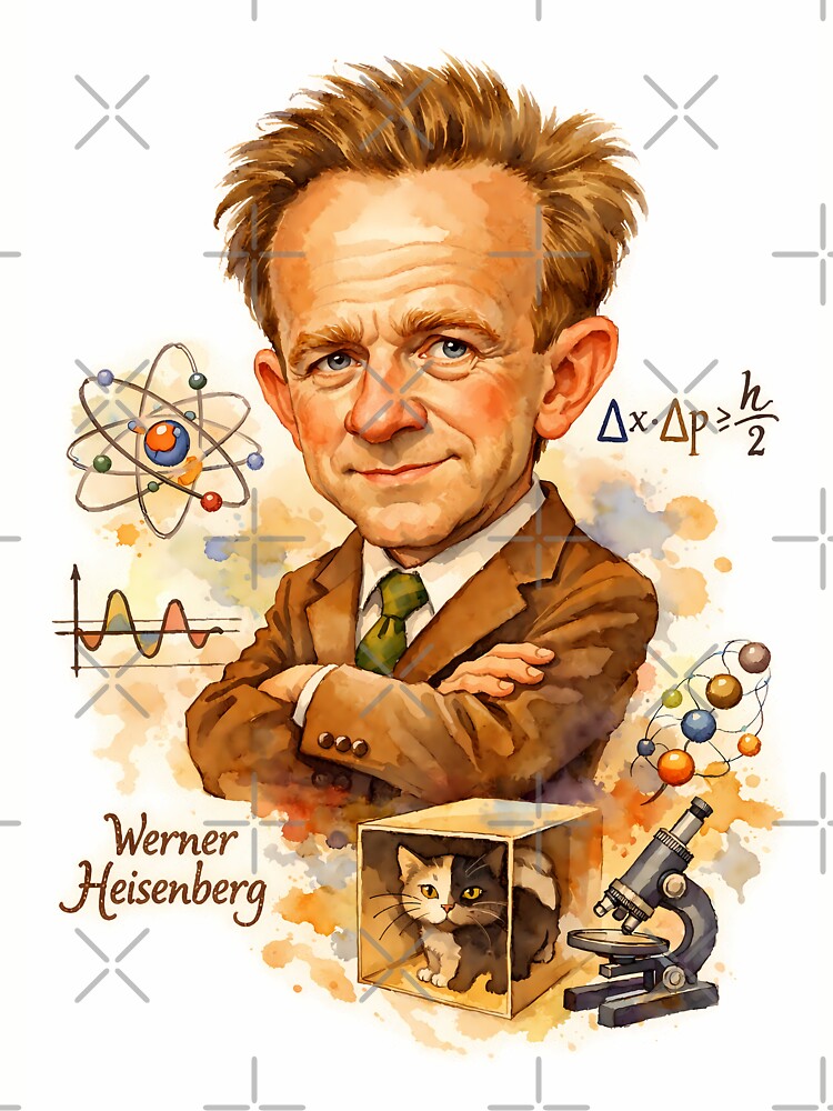 Werner Heisenberg by Sarcastic designs