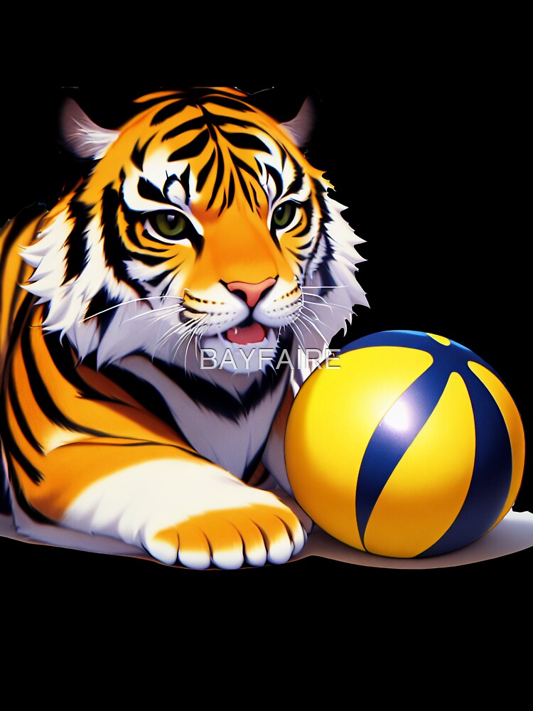 Tiger Holding Ball by BAYFAIRE