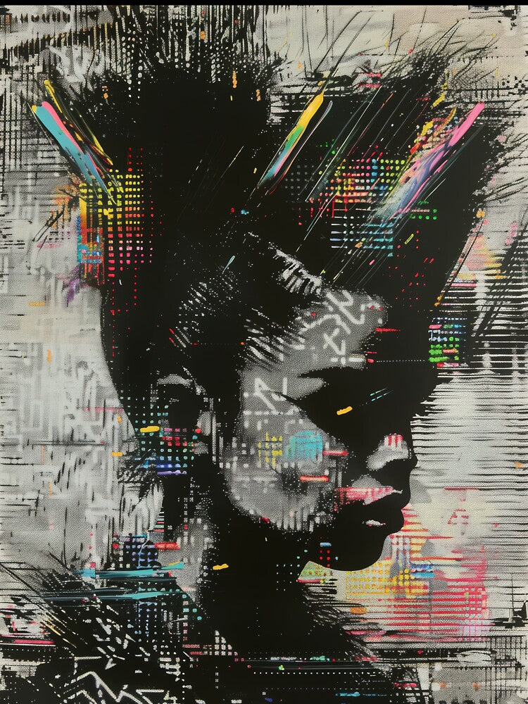 Pixel Punk Portrait by Retro Type