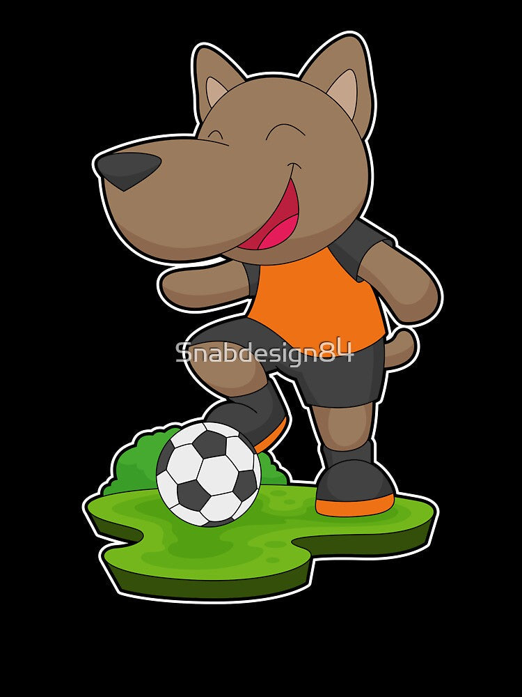 Dog Soccer player Soccer by Snabdesign84