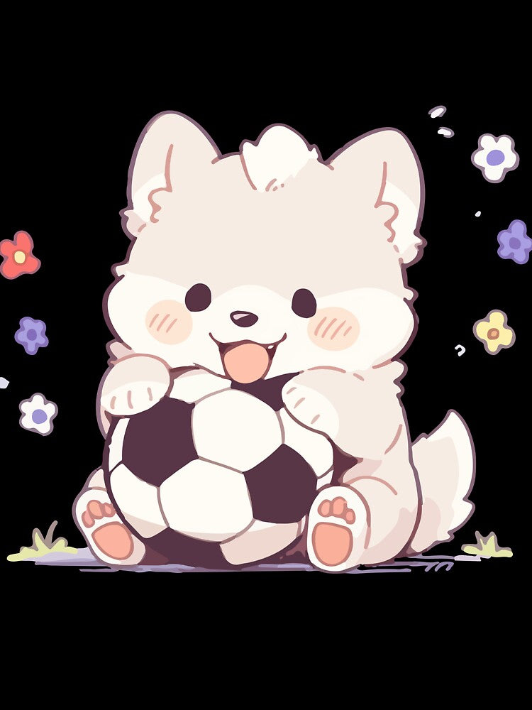 cute soccer dog by MarcGugDesigns