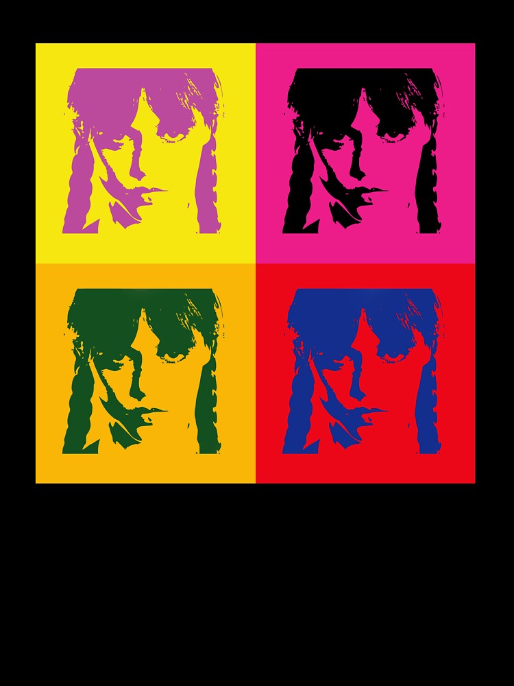 Pop art goth girl Wednesday by ToucanKrafts