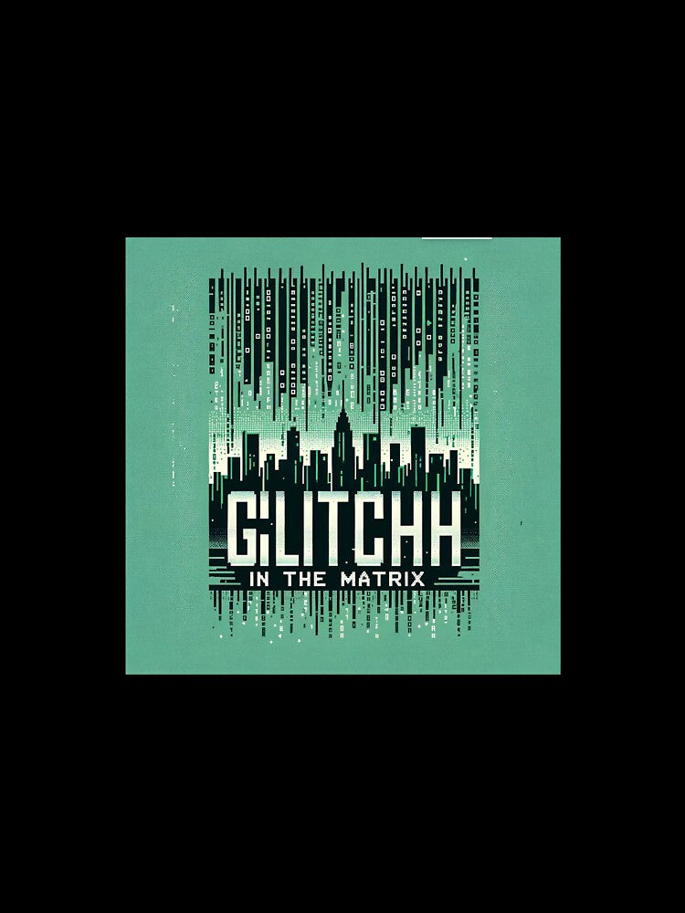 Glitch in the Matrix - Digital Disruption Art Print by gofra-design
