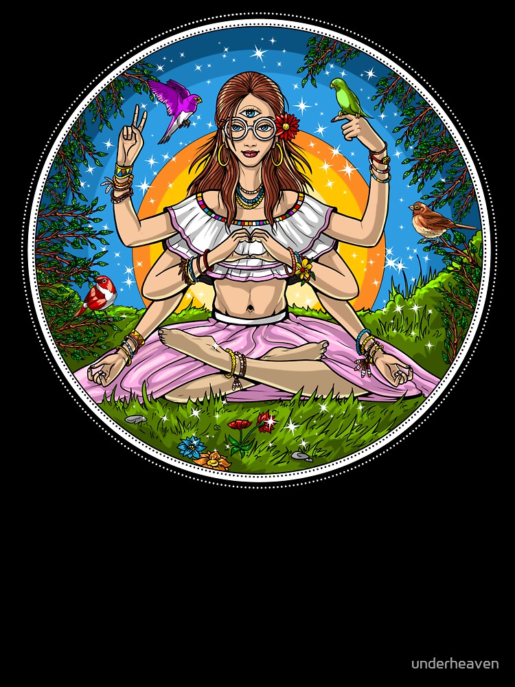 Hippie Meditation by underheaven