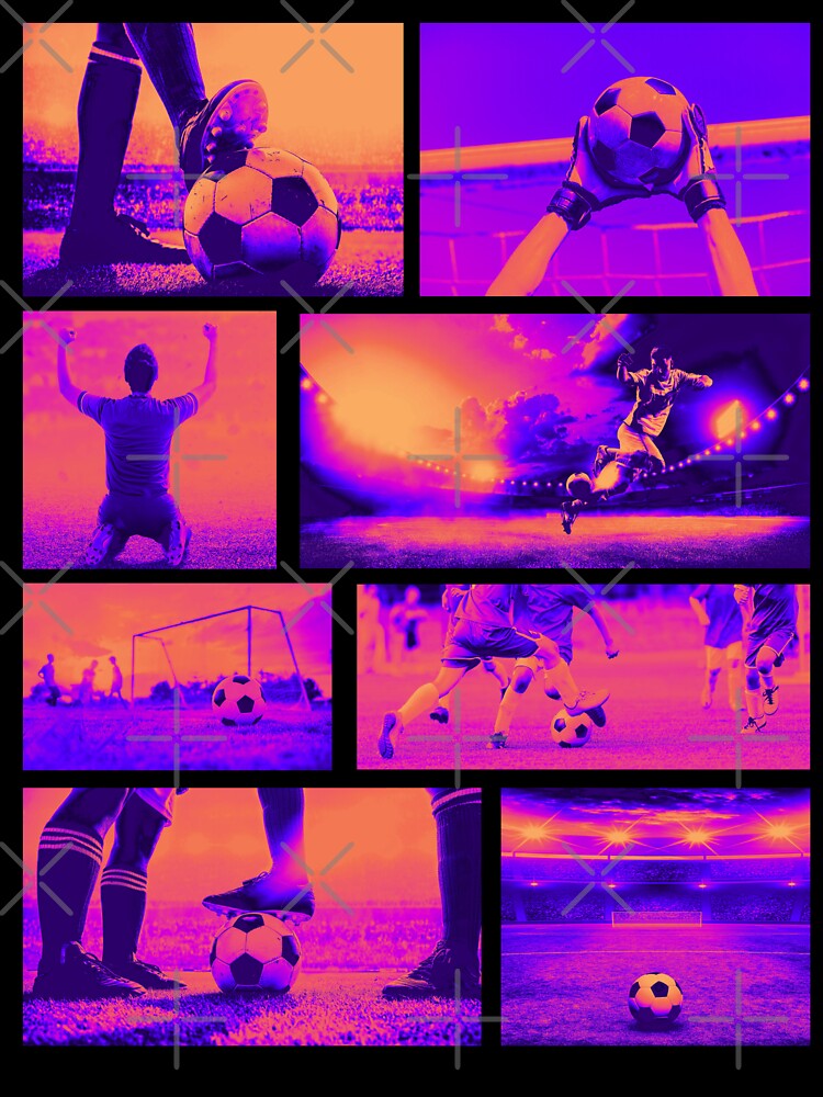 Soccer Field Photo - Ultimate Hypebeast Sunset Design For Any Coach, Leader Or Soccer Player by Vibbin4Life33