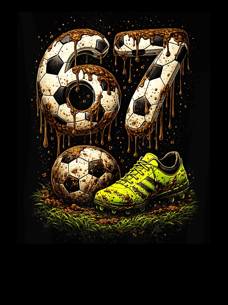 67 Muddy Soccer Number Dirty Field Game by gladysenglish