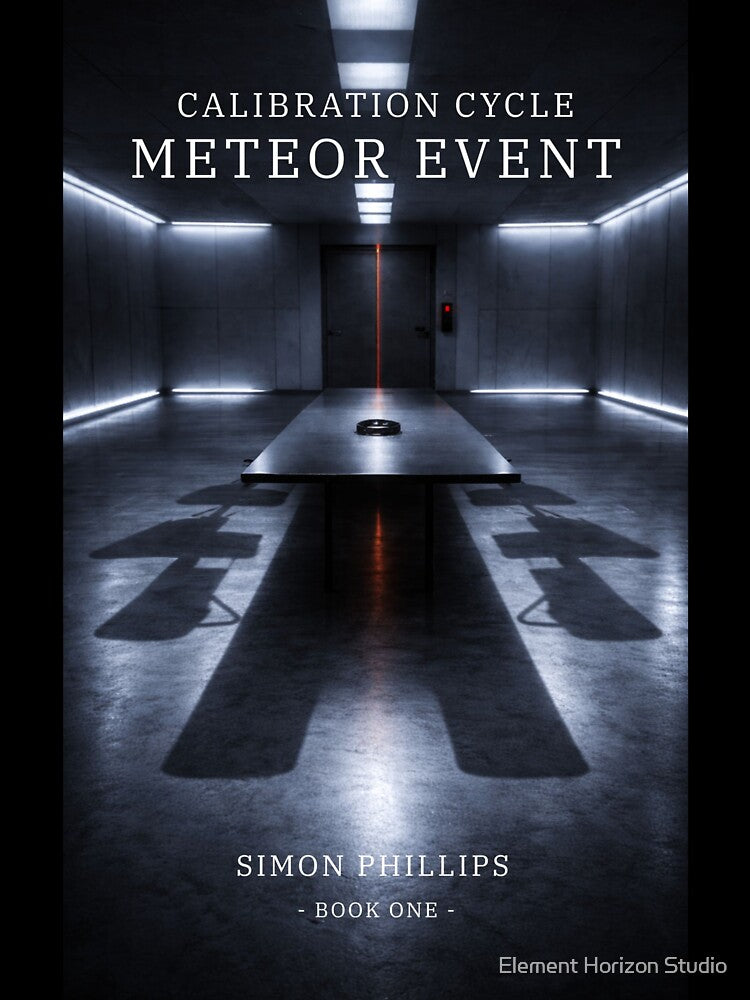 Sci-Fi Book Cover Wall Art | Dystopian Liminal Room Print by Element Horizon Studio