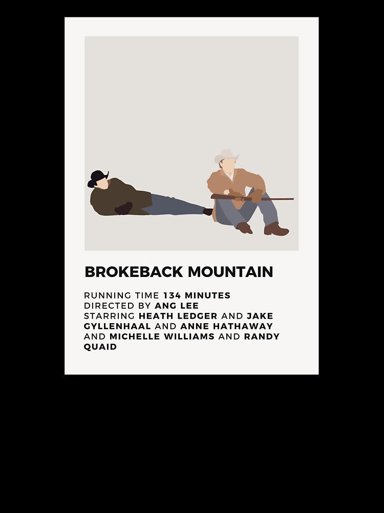 Brokeback Mountain Minimalist Poster by honeydesigns
