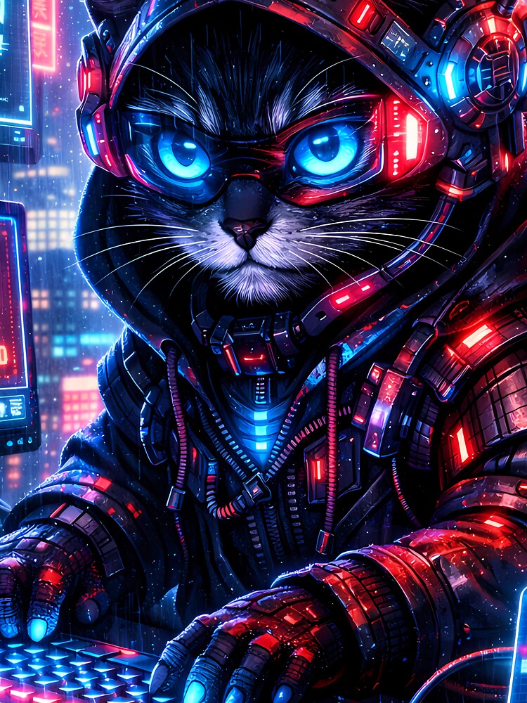 CyberCat Hacker: Access Granted Neo Tokyo by Neo Tokio