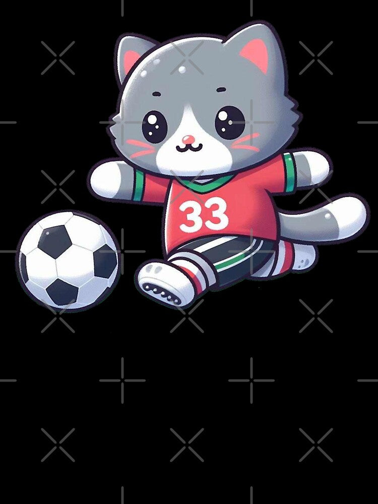 Football/Soccer cat by Vkinsify