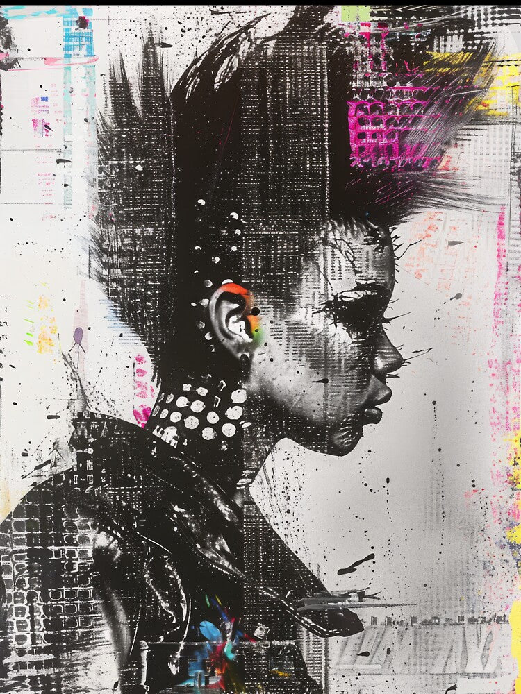 Pixelated Punk Princess by Retro Type