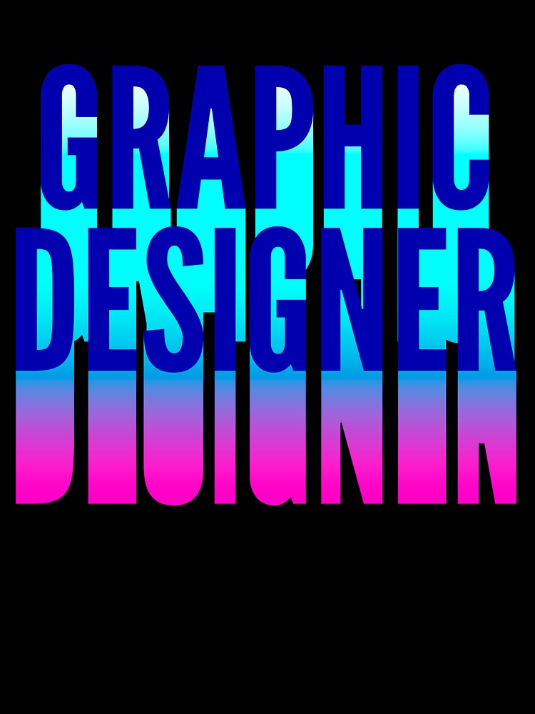 Graphic Designer With Long Gradient Shadow by SVPOD