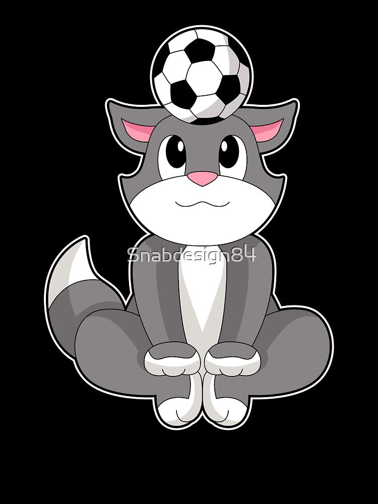 Cat Soccer player Soccer by Snabdesign84