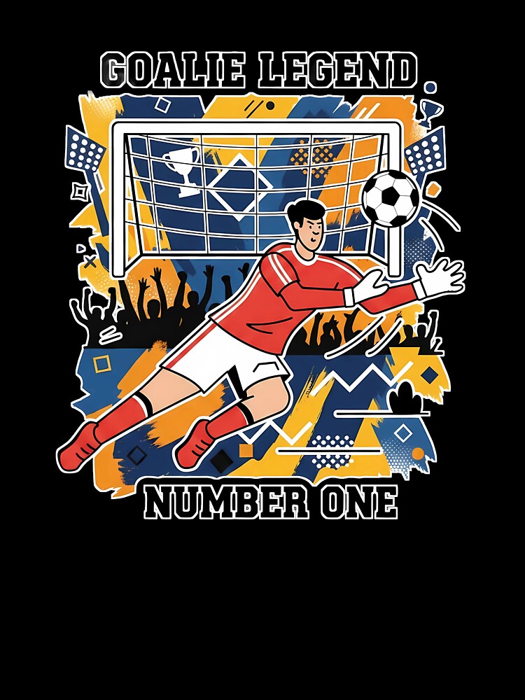 Goalie Legend Number One Soccer Goalkeeper Legend by ArtdesignsA