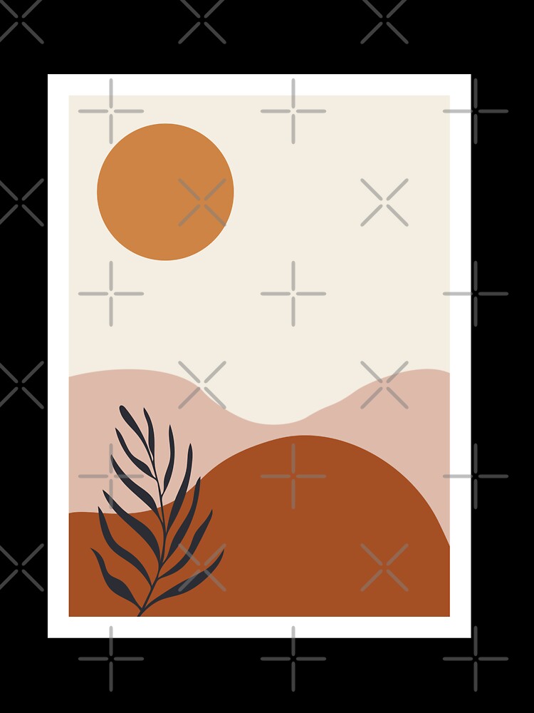 Boho Desert Sunset - Modern Bohemian by mauraurus
