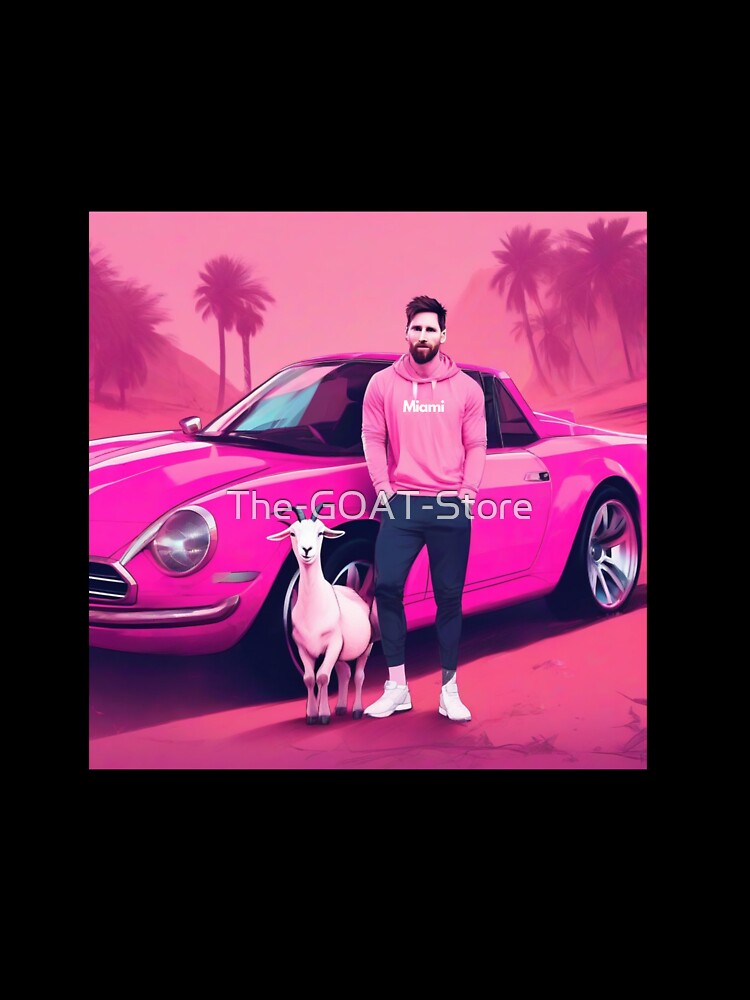 Messi Welcome To Miami Goat Art Gift by The-GOAT-Store