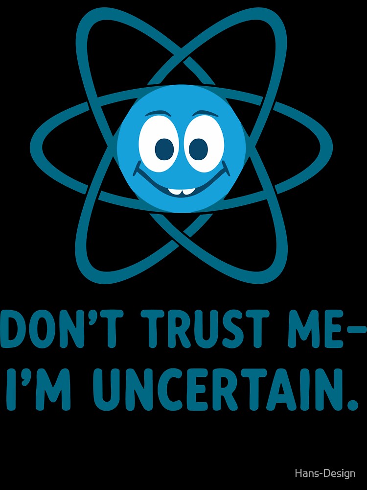 Heisenberg Blur – Funny Cartoon Electron Design by Hans-Design
