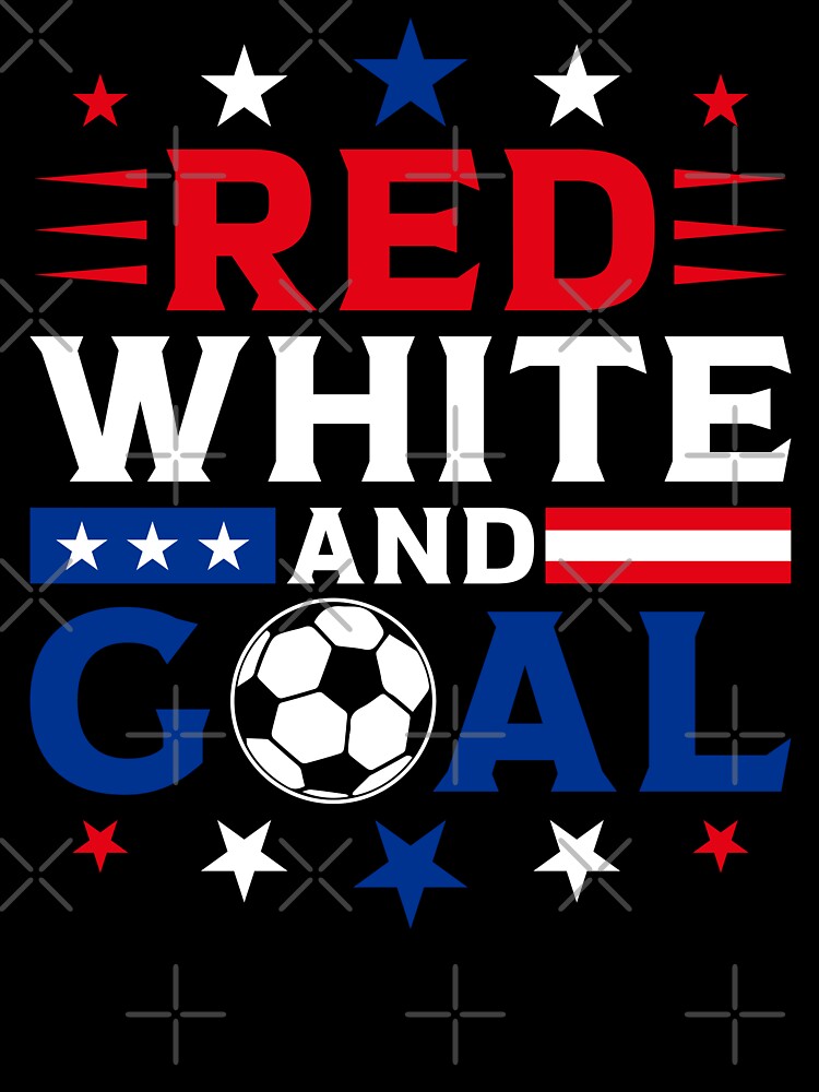 Red White and Goal - USA Soccer 2026 by gunaone-design