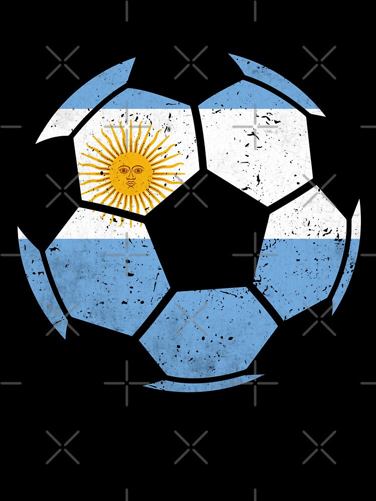 Argentina Soccer Ball Flag Jersey Argentines Football Fan by EIMgraphic