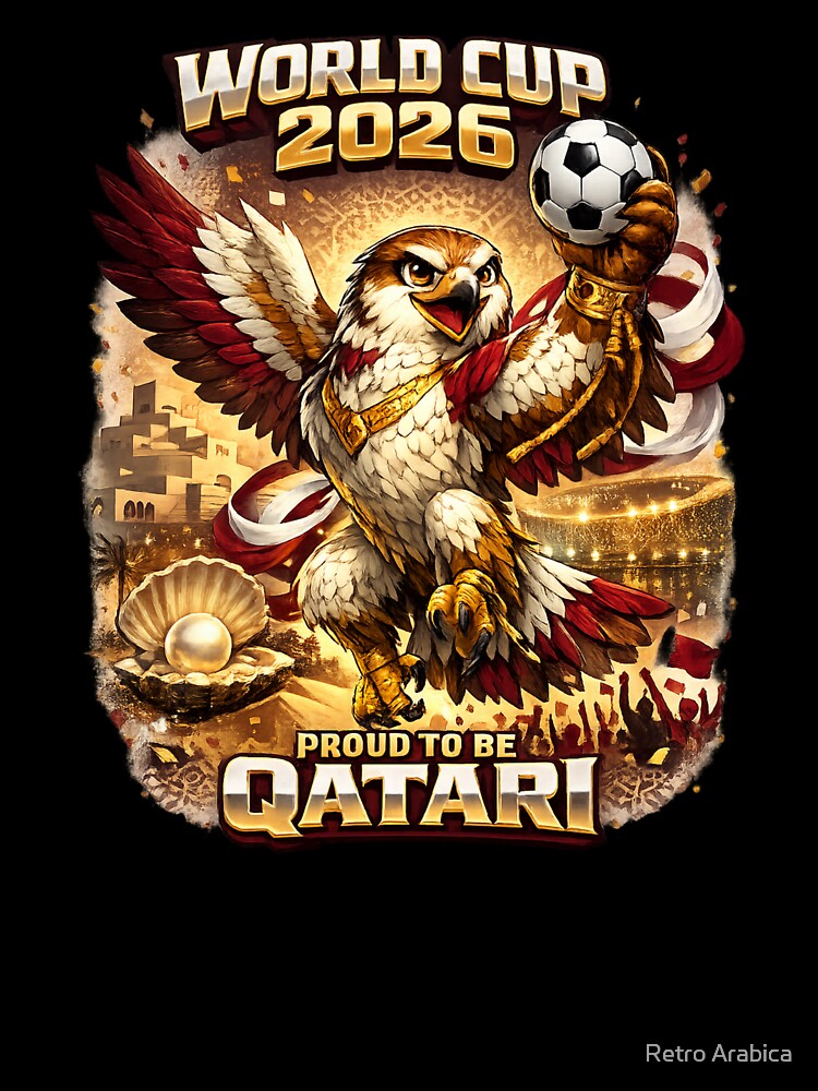 Proud to Be Qatari World Cup 2026 by Retro Arabica