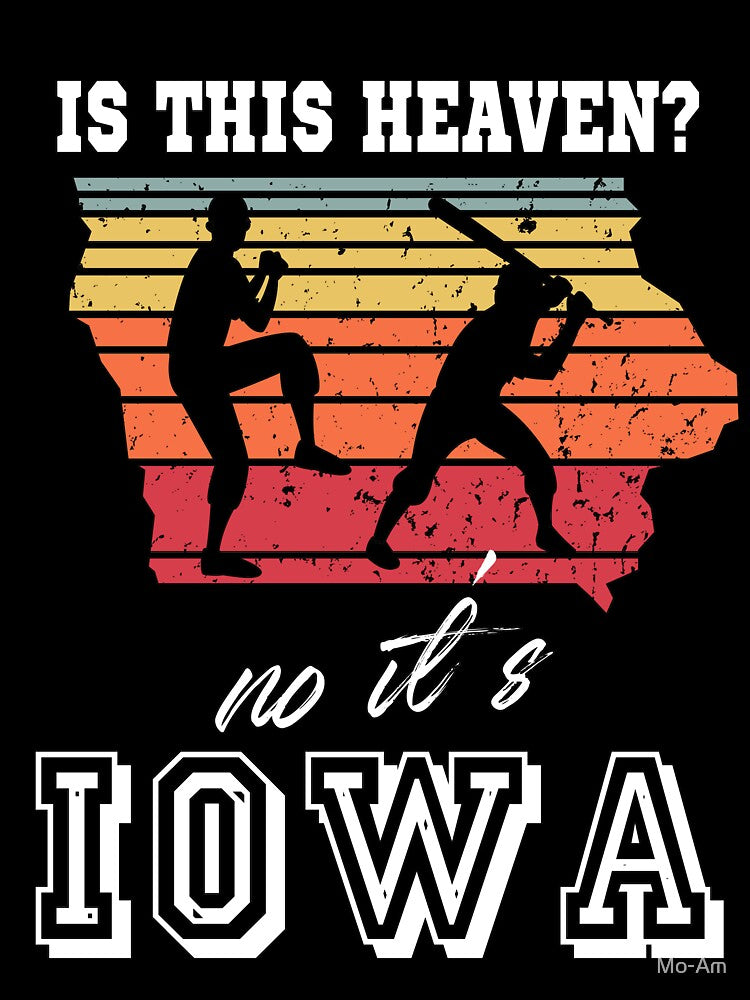 Is This Heaven No It’s Iowa Baseball retro vintage by Mo-Am