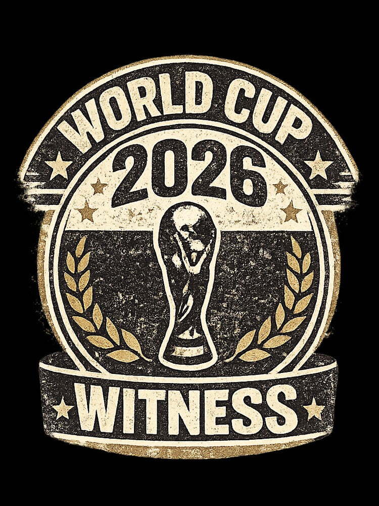World Cup 2026 Witness Vintage Football Fan T-Shirt by ArthUpscale