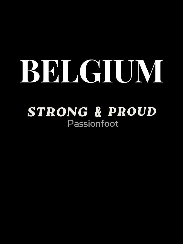 Belgium strong and proud supporter of the Red Devils by Passionfoot
