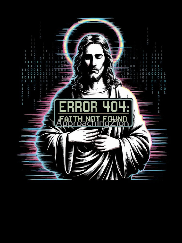 Glitch Jesus Error 404 Faith Not Found by ApproachingZion