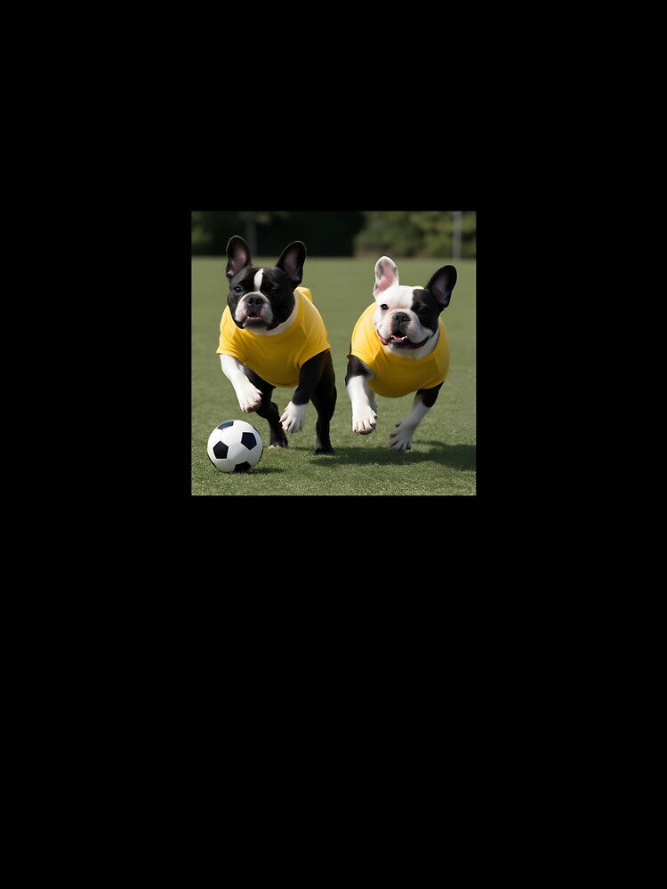 French Bulldogs love football too! Soccer and Dog Lovers - Leeds United - Any dog, any colour by Humour House Designs