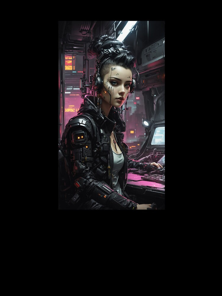 Neon Operative: Cyberpunk Hacker by Crevius