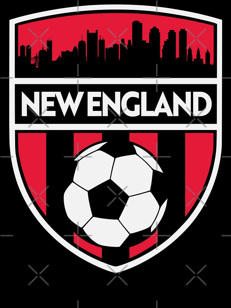 New England Soccer Team Revolution Futbol Club Fan by pixeljamz
