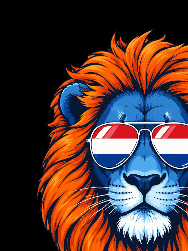 Nederland Lion, Netherlands Flag. Kids Holland Dutch, Orange by didiersoyer