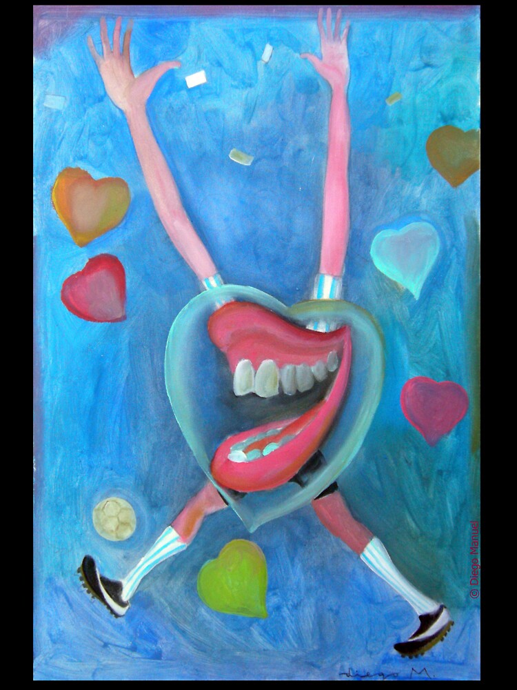 Heart of soccer by Diego Manuel Rodriguez