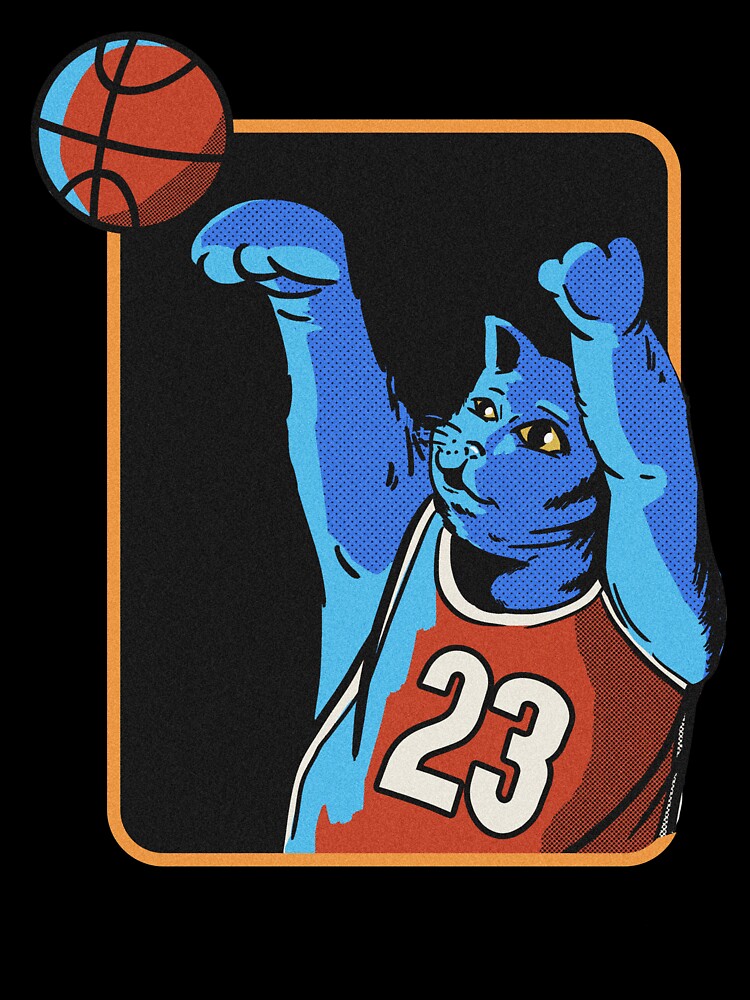Basketball The Cat by Translucia