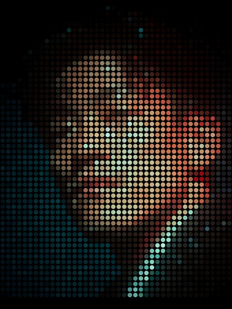 Nickchhun – Glitch Portrait of a Vengeful Soul on the Astral Plane by Vaporsurfer