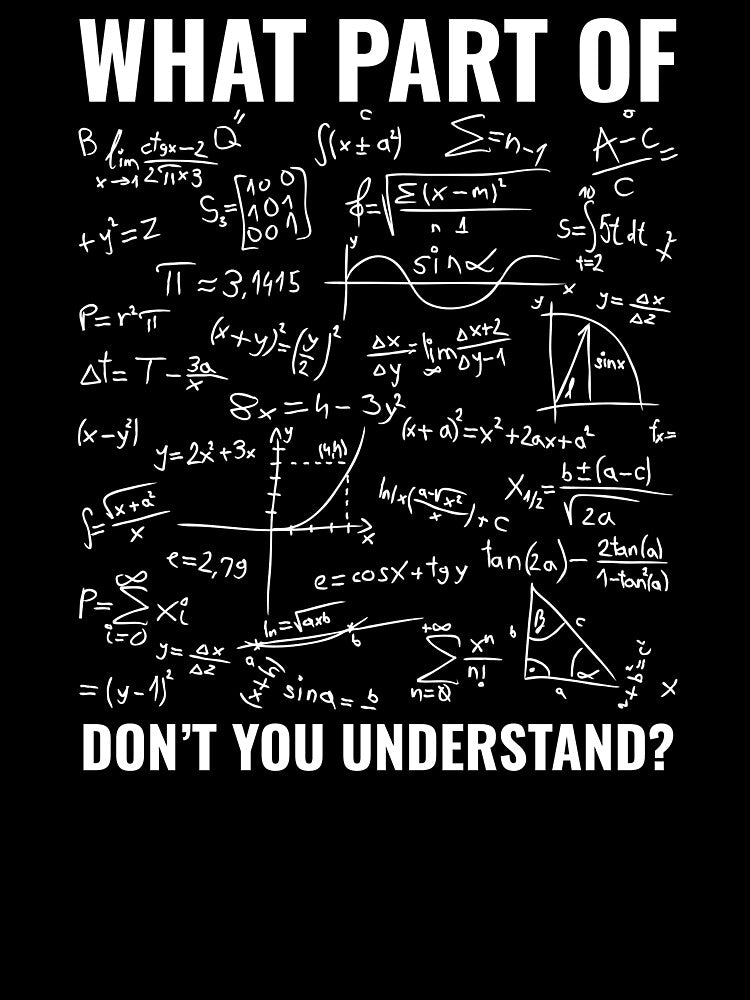 What Part of Don't You Understand Funny Physics Science Geek by faridman