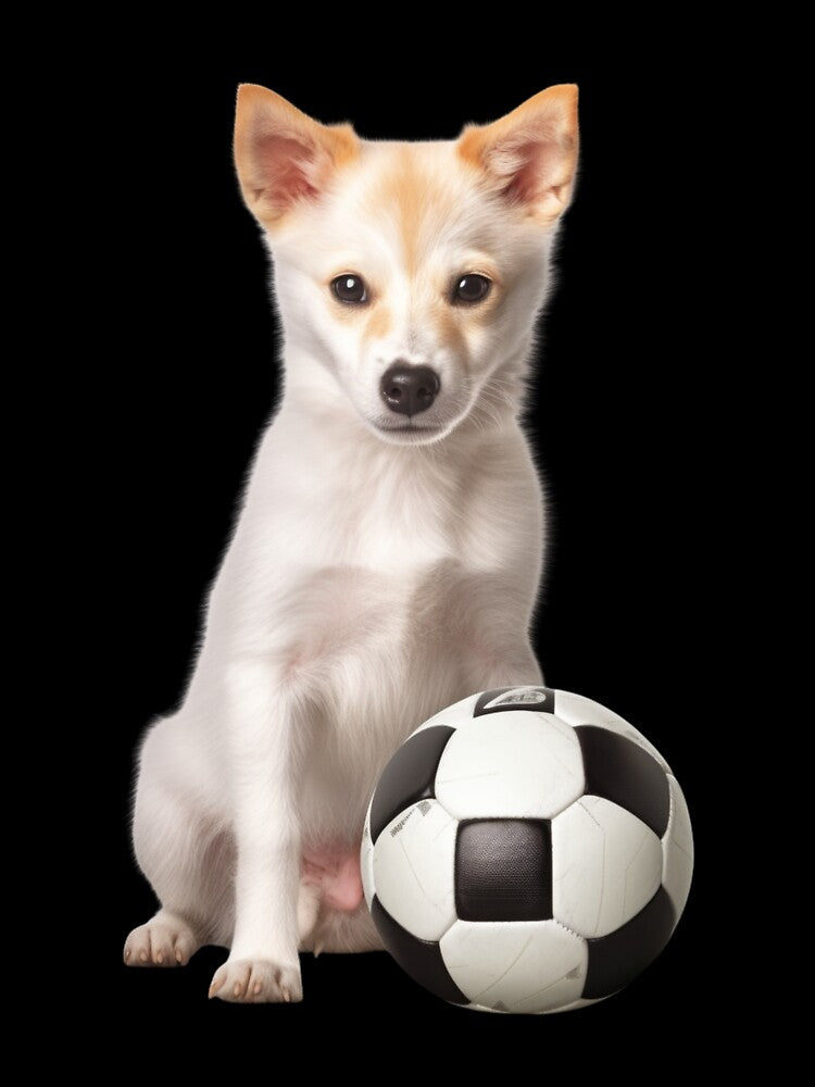 Dog with ball by HarriPaloma