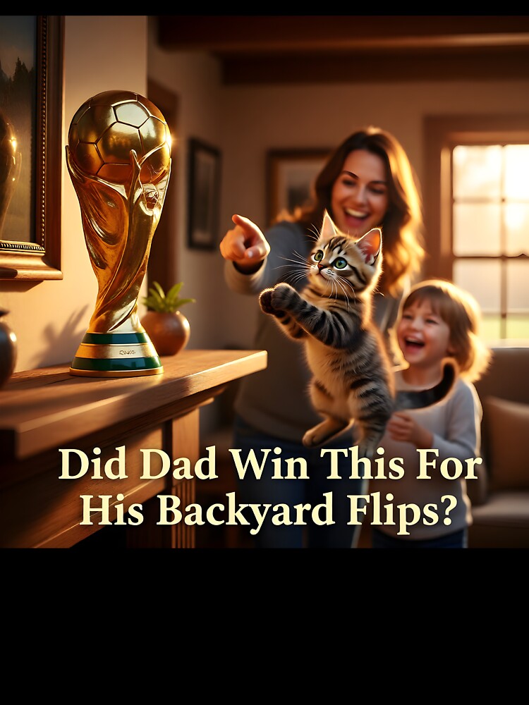 Did dad win this for his backyard flips? by Creative-RE