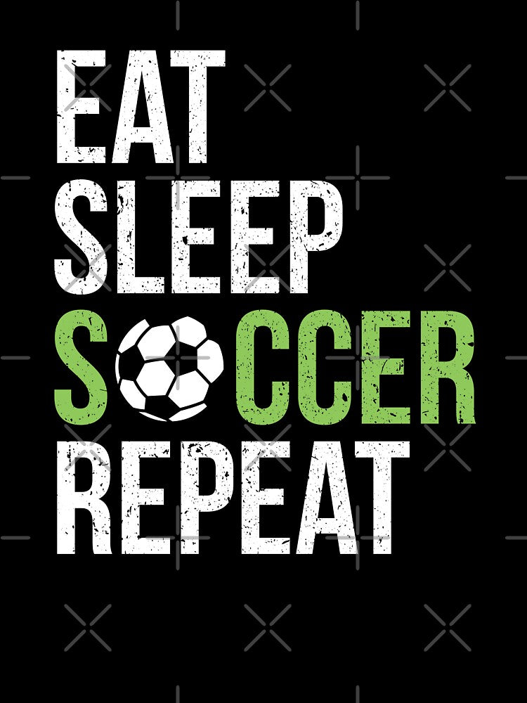 Eat Sleep Soccer Repeat Vintage by EstelleStar